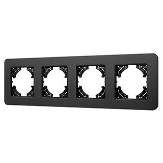 Рамка алюминиевая FRM-AKIRY-SFAL-4-BK (Arlight, -)