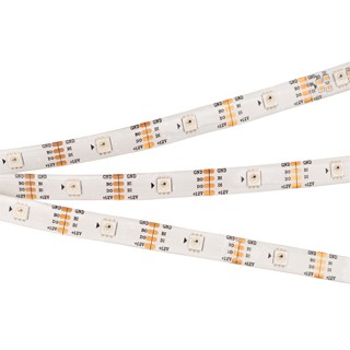 Лента SPI-5000SE-RAM-5060-30 12V Cx1 RGB-Auto (10mm, 4.8W/m, IP65) (Arlight, Закрытый, IP65)