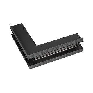 Коннектор угловой MAG-CON-4560-F-L90-EXT (BK, внешний) (Arlight, IP20 Металл, 5 лет)