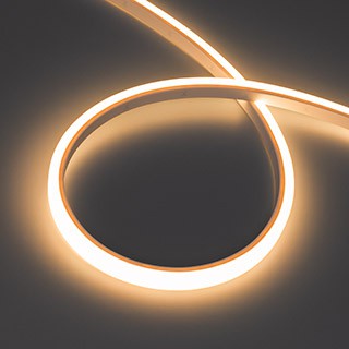 Лента герметичная WAVE-TOP-PU-A144-10x10mm 24V Warm2700 (5 W/m, IP68, 5m, wire x2) (Arlight, Вывод боковой, 3 года)