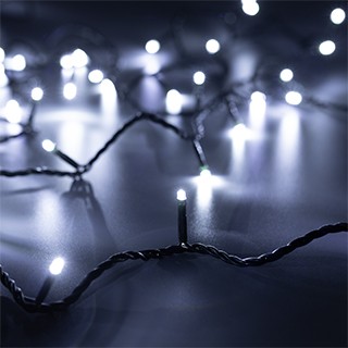 Светодиодная гирлянда ARD-STRING-HOME-5000-GREEN-50LED-STD WHITE (230V, 3.5W) (Ardecoled, IP20)