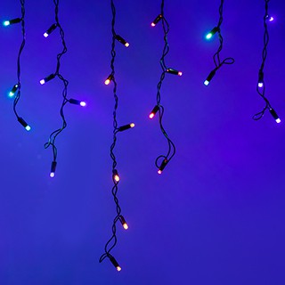 Светодиодная гирлянда ARD-EDGE-CLASSIC-2400x600-BLACK-88LED-LIVE RGB (230V, 6W) (Ardecoled, IP65)