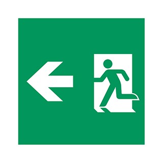Пиктограмма EMGP-MARK-MA-LEFT (Человек, Влево) (Arlight, Пластик)