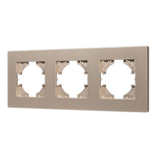 Рамка пластиковая FRM-PERIO-PL-3-GD (Arlight, -)