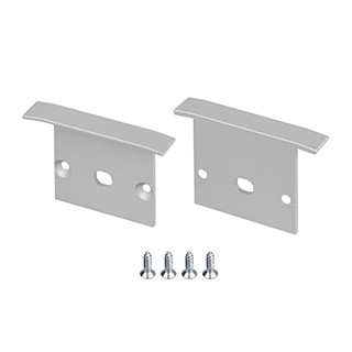 Заглушка LINIA25-F с отверстием (Arlight, Алюминий)