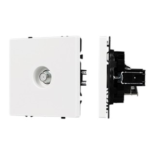 Механизм спутниковой розетки SCT-NOBE-MST1-SFPL-WH (SAT) (Arlight, Белый кварц)