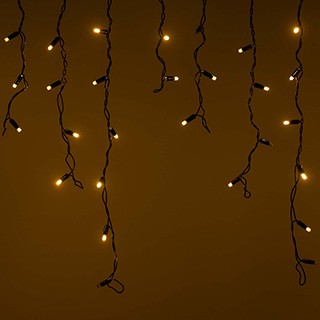 Светодиодная гирлянда ARD-EDGE-CLASSIC-2400x600-BLACK-88LED-FLASH Warm/Warm (230V, 6W) (Ardecoled, IP65)