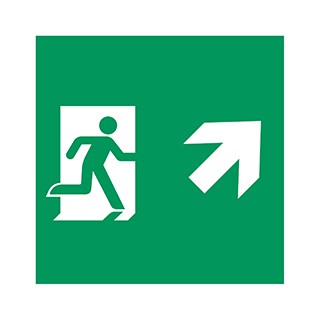 Пиктограмма EMGP-MARK-MA-RUP (Человек, Вверх-Вправо) (Arlight, Пластик)