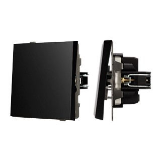 Механизм звонкового выключателя SWT-TENDO-MKR1-PL-BK (230V, 10A) (Arlight, Черный)