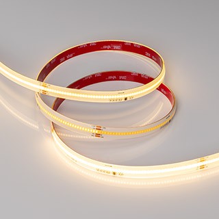 Лента герметичная SPI-COB-SE-X378-12mm 24V Warm2700-PX63-BPT (7 W/m, IP65, 5m) (Arlight, бегущий огонь)