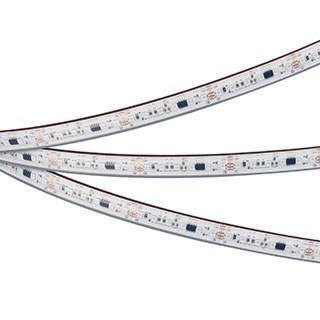 Лента герметичная SPI-PS-A120-12mm 24V RGB-PX6-BPT (23 W/m, IP67, 2835, 5m) (Arlight, бегущий огонь)