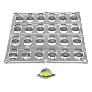 Блок линз 24BST-XP (130x65°, 24x LED) (Turlens, -)