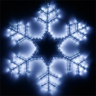 Фигура cветодиодная ARD-SNOWFLAKE-M4-750x750-324LED White (230V, 18W) (Ardecoled, IP65)