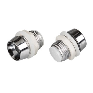 10PC Держатель 10мм (хром. пластик, с гайкой) (Arlight, 10мм (круглый))