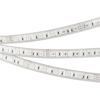 Лента герметичная RTW-PU-B60-12.5mm 24V RGB (14.4 W/m, IP68, Wire 2m, 5m) (Arlight, -)