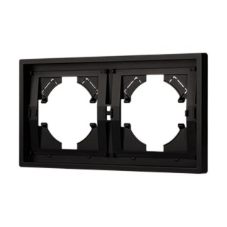 Рамка пластиковая FRM-TENDO-PL-2-BK (Arlight, Черный)