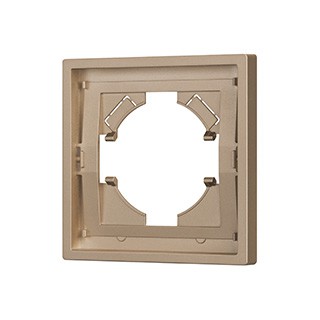 Рамка пластиковая FRM-TENDO-PL-1-GD (Arlight, Песочный)