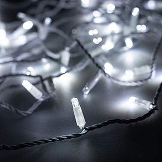 Светодиодная гирлянда ARD-STRING-CLASSIC-1000-WHITE-100LED-PULSE White (230V, 7W) (Ardecoled, IP65)