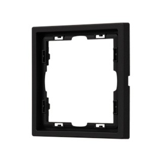 Рамка пластиковая FRM-NOBE-SFPL-1-BK (Arlight, Черный оникс)