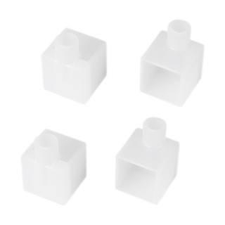 Заглушка WPH-FLEX-1616-90 WHITE с отверстием  (Arlight, Пластик)