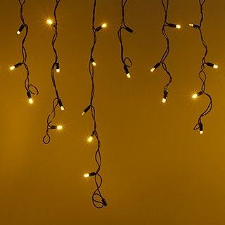 Светодиодная гирлянда ARD-EDGE-CLASSIC-2400x600-BLACK-88LED-PULSE Warm (230V, 6W) (Ardecoled, IP65)