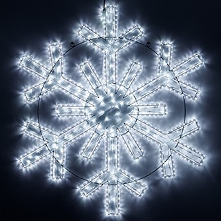 Фигура светодиодная ARD-SNOWFLAKE-M11-1250x1200-604LED White (230V, 36.5W) (Ardecoled, IP65)