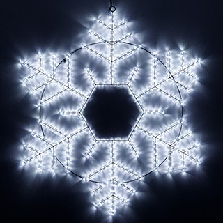 Фигура светодиодная ARD-SNOWFLAKE-M10-1000x900-504LED White (230V, 31W) (Ardecoled, IP65)