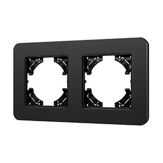 Рамка алюминиевая FRM-AKIRY-SFAL-2-BK (Arlight, -)