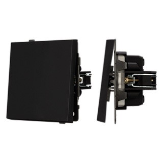 Механизм звонкового выключателя SWT-TENDO-MKR1-SFPL-BK (230V, 10A) (Arlight, Матовый черный)