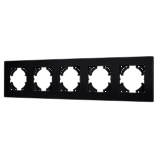 Рамка пластиковая FRM-PERIO-PL-5-BK (Arlight, -)