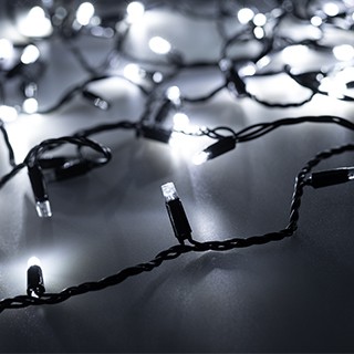 Светодиодная гирлянда ARD-STRING-CLASSIC-1000-BLACK-100LED-PULSE White (230V, 7W) (Ardecoled, IP65)