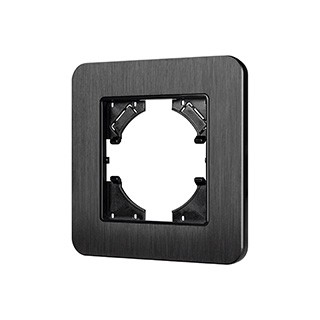 Рамка алюминиевая FRM-AKIRY-AL-1-BK (Arlight, -)