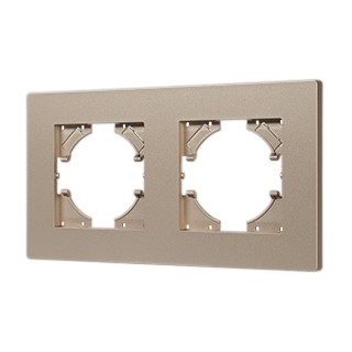 Рамка пластиковая FRM-PERIO-PL-2-GD (Arlight, -)