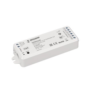 INTELLIGENT ARLIGHT Контроллер SMART-SPI-302-72-2G-RGB/RGBW-SUF (12-24V, ZigBee, 2.4G) (IARL, IP20 Пластик, 5 лет)