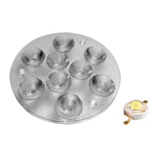 Блок линз 9B30DF (30°, 9X Emitter) (Turlens, -)