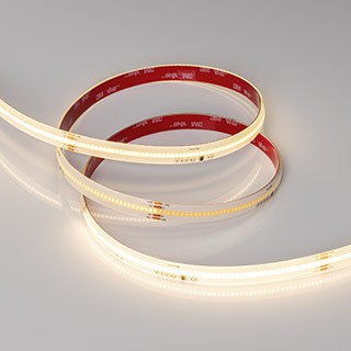 Лента герметичная SPI-COB-SE-X378-12mm 24V Warm3000-PX63-BPT (7 W/m, IP65, 5m) (Arlight, бегущий огонь)