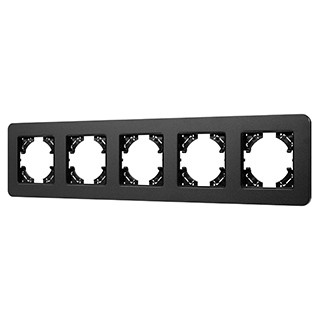 Рамка алюминиевая FRM-AKIRY-SFAL-5-BK (Arlight, -)