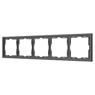 Рамка пластиковая FRM-NOBE-SFPL-5-GR (Arlight, Серый базальт)