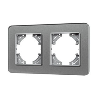 Рамка стеклянная FRM-OMALI-SFGS-2-GR (Arlight, -)