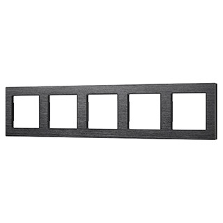 Рамка алюминиевая FRM-PRESTO-ALS-5-BK (Arlight, -)