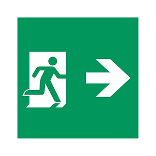 Пиктограмма EMGP-MARK-MA-RIGHT (Человек, Вправо) (Arlight, Пластик)