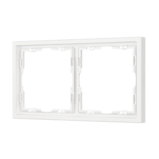 Рамка пластиковая FRM-NOBE-SFPL-2-WH (Arlight, Белый кварц)