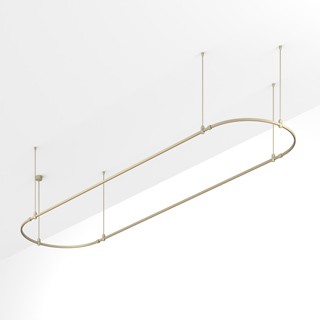 Основание ART-APRIORI-OVAL-ROD-800-4000x1000 (OG) (Arlight, IP20 Металл, 3 года)