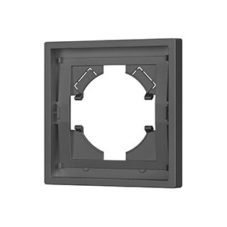 Рамка пластиковая FRM-TENDO-SFPL-1-GR (Arlight, Матовый графитовый)