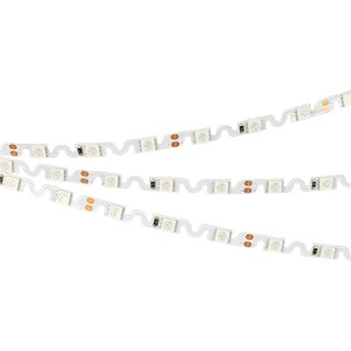 Лента RZ 2-5000 12V Yellow 2x (5060, 240 LED, Wave) (Arlight, 11.5 Вт/м, IP20)