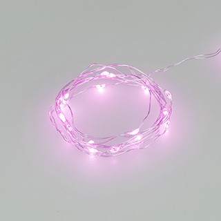 Светодиодная гирлянда ARD-DEW-HOME-2000-CLEAR-20LED-STD Purple (3V, Battery Pack) (Ardecoled, IP20)