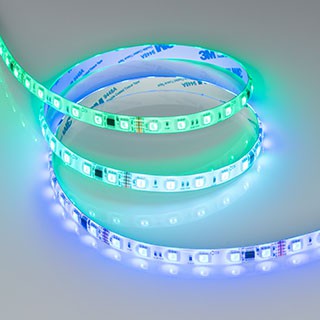 Лента герметичная DMX-SE-B60-10mm 24V RGB-PX6 (14 W/m, IP65, 5060, 5m) (Arlight, -)