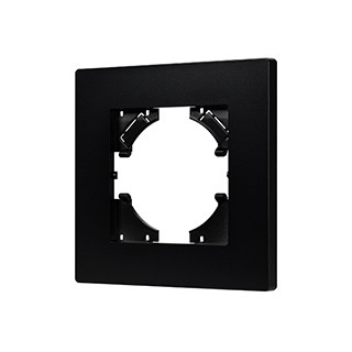 Рамка пластиковая FRM-PERIO-PL-1-BK (Arlight, -)