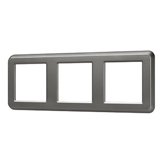 Рамка пластиковая FRM-VERSA-PL-3-GR (Arlight, -)