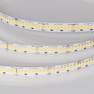 Лента ULTRA-A288-10mm 24V White6000 (17 W/m, IP20, 5m) (Arlight, высок.эфф.200 лм/Вт)